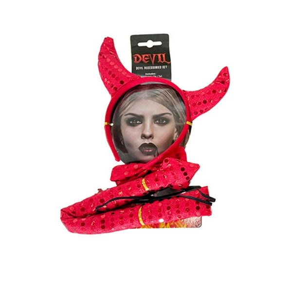 Halloween Devil Costume Accessories Set | Various Sizes