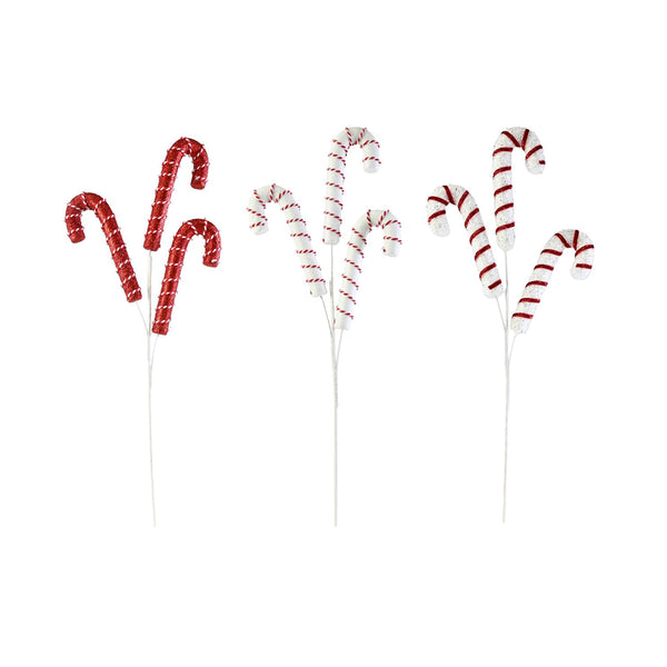 Candy Cane Spray Decoration | 64cm, Assorted Designs