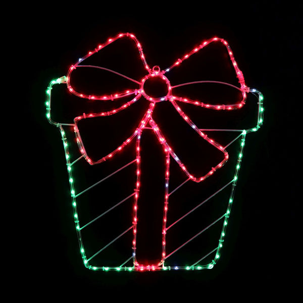 LED Mini Ropelight Present Twinkle Red-Green | 50cm, 155 Pin Lights