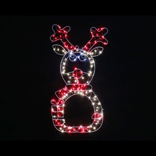 LED Micro Wire Reindeer Light Steady 50cm | 145 Red and Warm White Lights