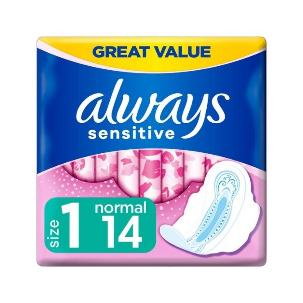 Always Sensitive Normal With Wings | 14 Pack - Choice Stores