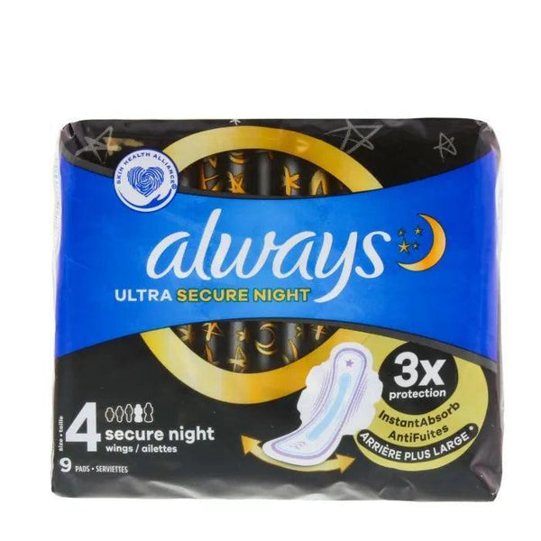 Always Ultra Secure Night | 9 Pack - Choice Stores