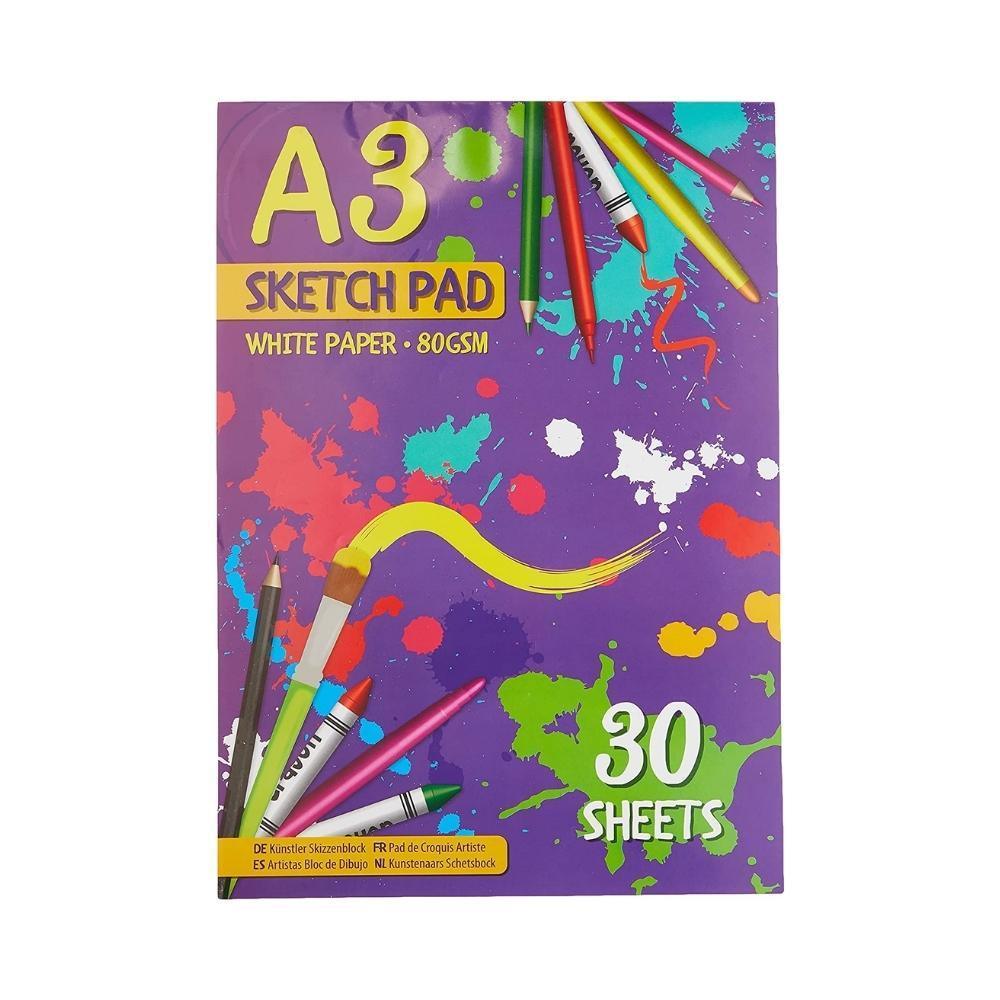 Artbox A3 White Paper Sketch Pad | 30 Sheets - Choice Stores