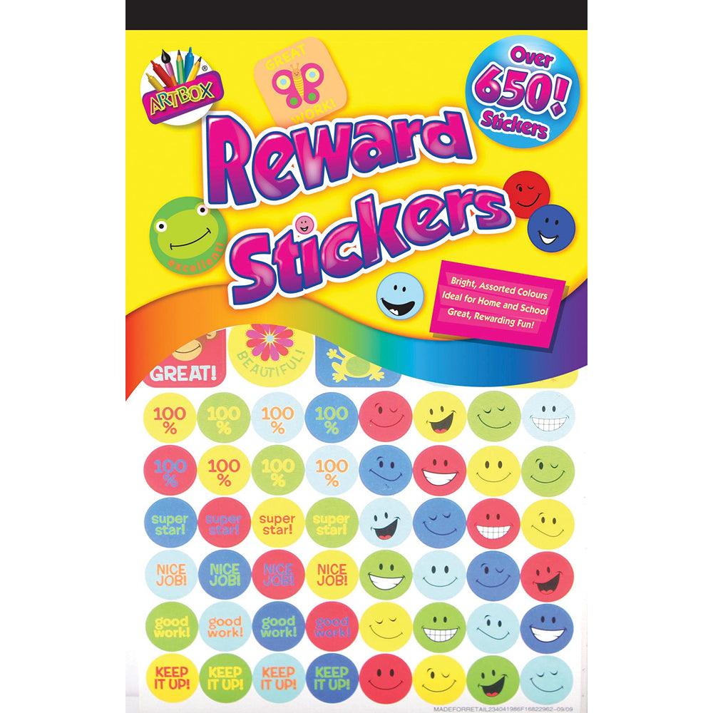 Artbox Reward Stickers | 650 Stickers - Choice Stores