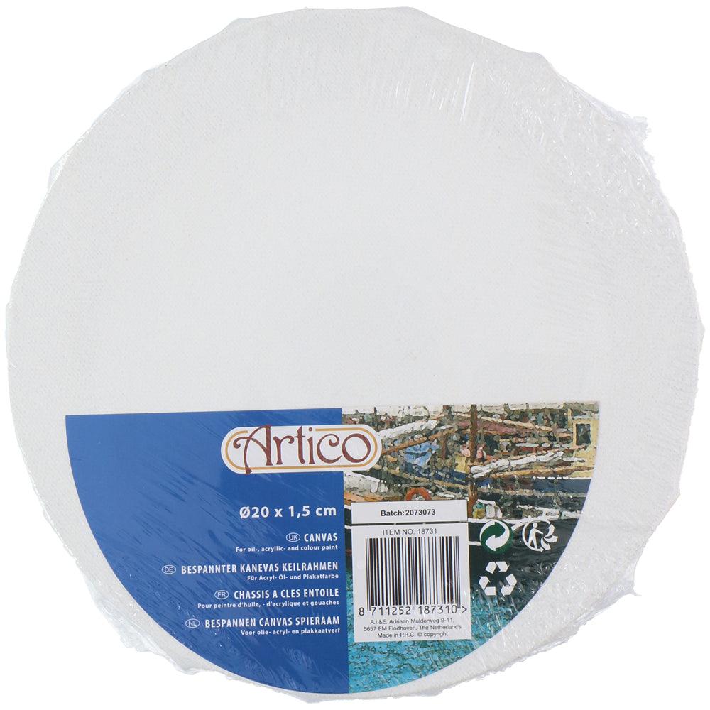 Artico Stretched Canvas Round | 20 x 1.5 cm - Choice Stores