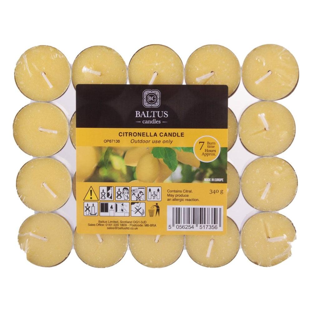 Baltus Citronella Tealights | Pack of 20 - Choice Stores