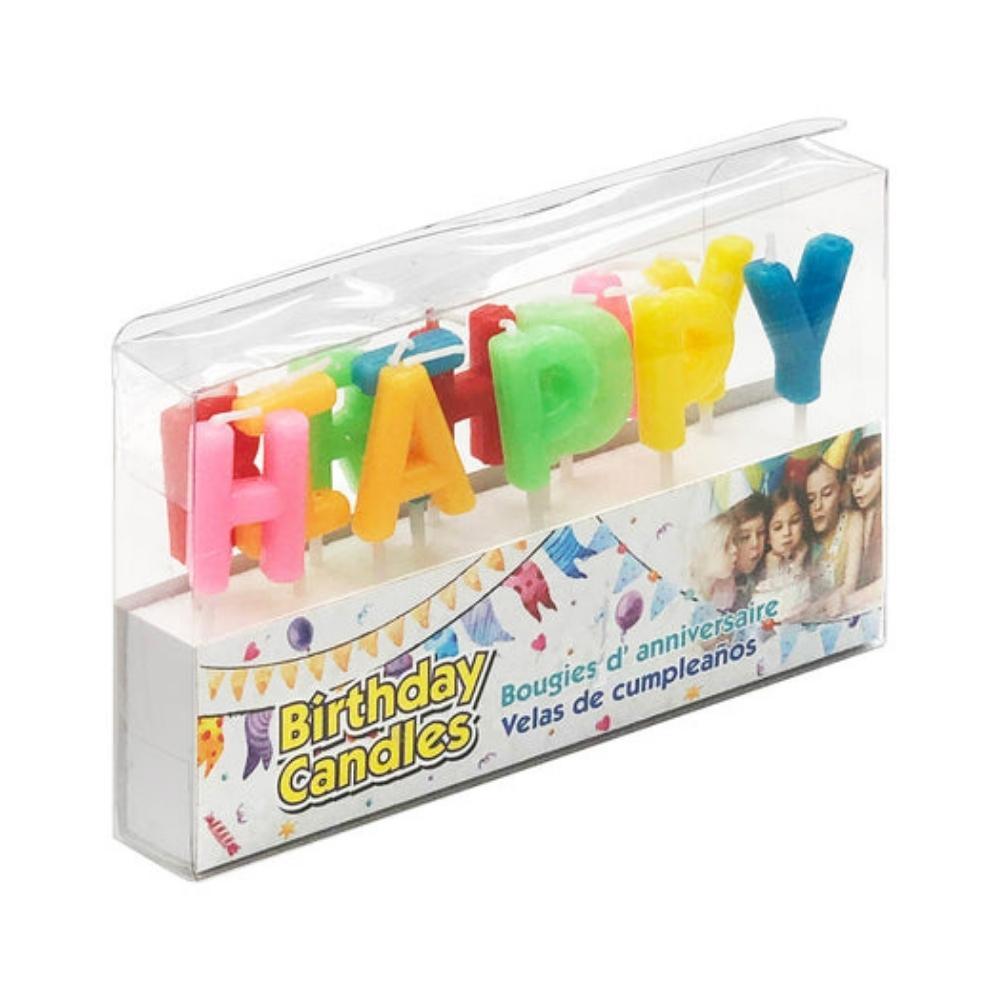 Birthday Candles | Happy Birthday | Rainbow - Choice Stores