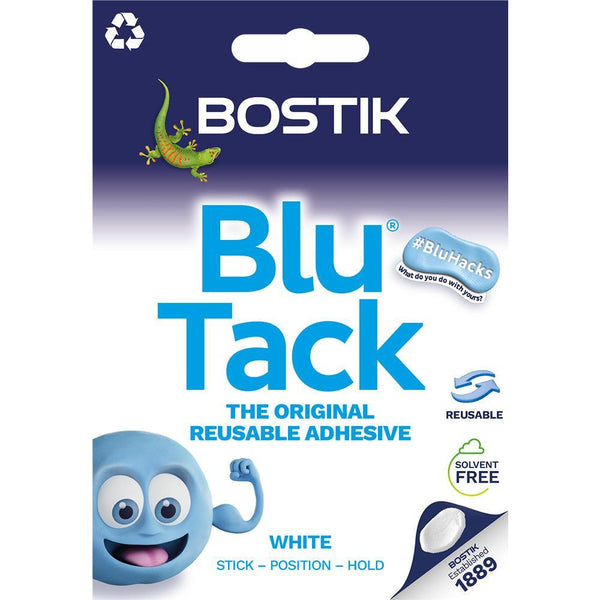 Blu Tack Handy White ReUsable Adhesive Putty Choice Stores