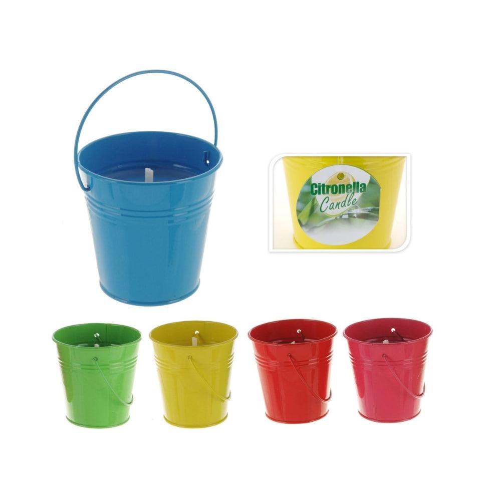 Citronella Candle in Metal Bucket | 10 x 10cm - Choice Stores