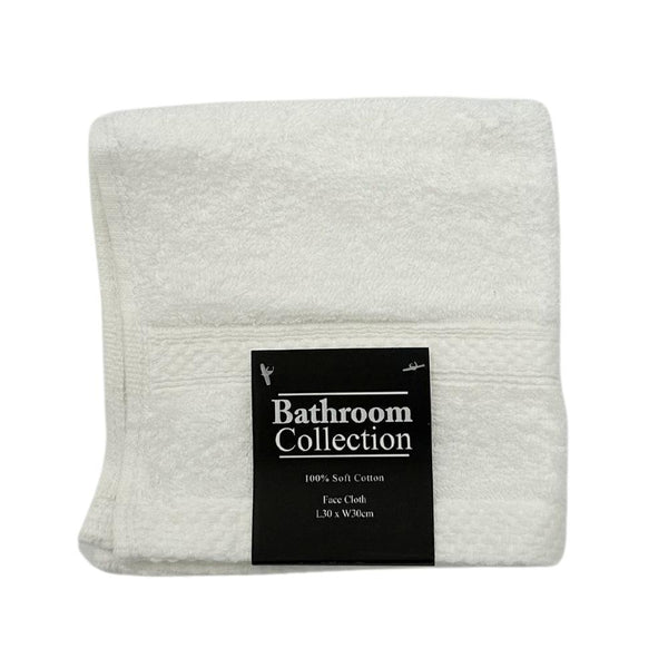 Classic Cotton Face Cloth | 100% Cotton & Ultra Absorbent | Assorted Colours - Choice Stores