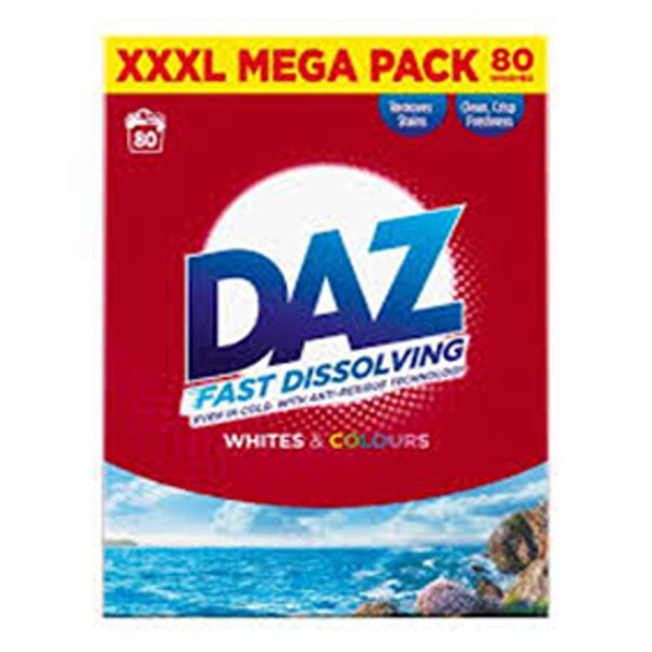 Daz Washing Powder Whites & Colours | 80 Wash - Choice Stores