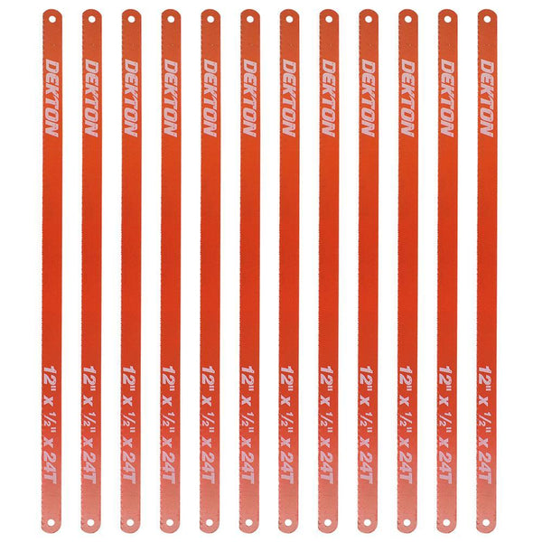 Dekton Hacksaw Blades | Pack of 12 | Ideal for DIY Jobs - Choice Stores