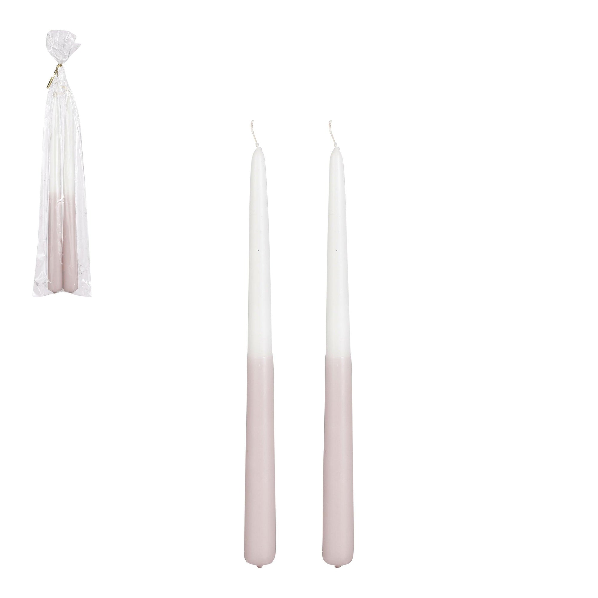 Dip-Dye Dinner Candle Pink 2 Pack - Choice Stores