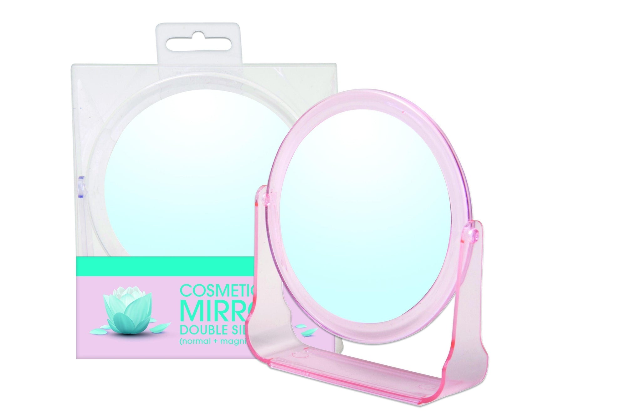 Double Sided Cosmetic Round Mirror | 2 x Magnification - Choice Stores