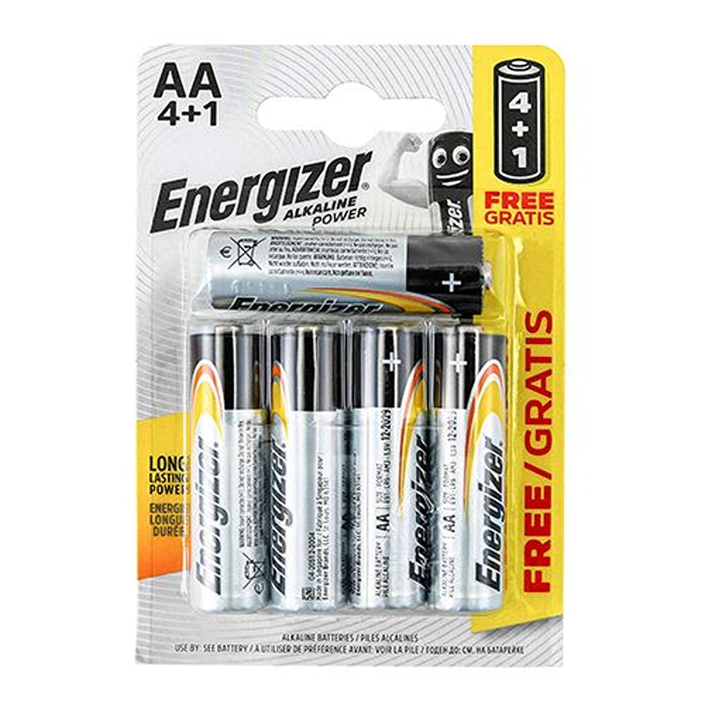 Energizer Alkaline Power 4+1 AA Batteries - Choice Stores
