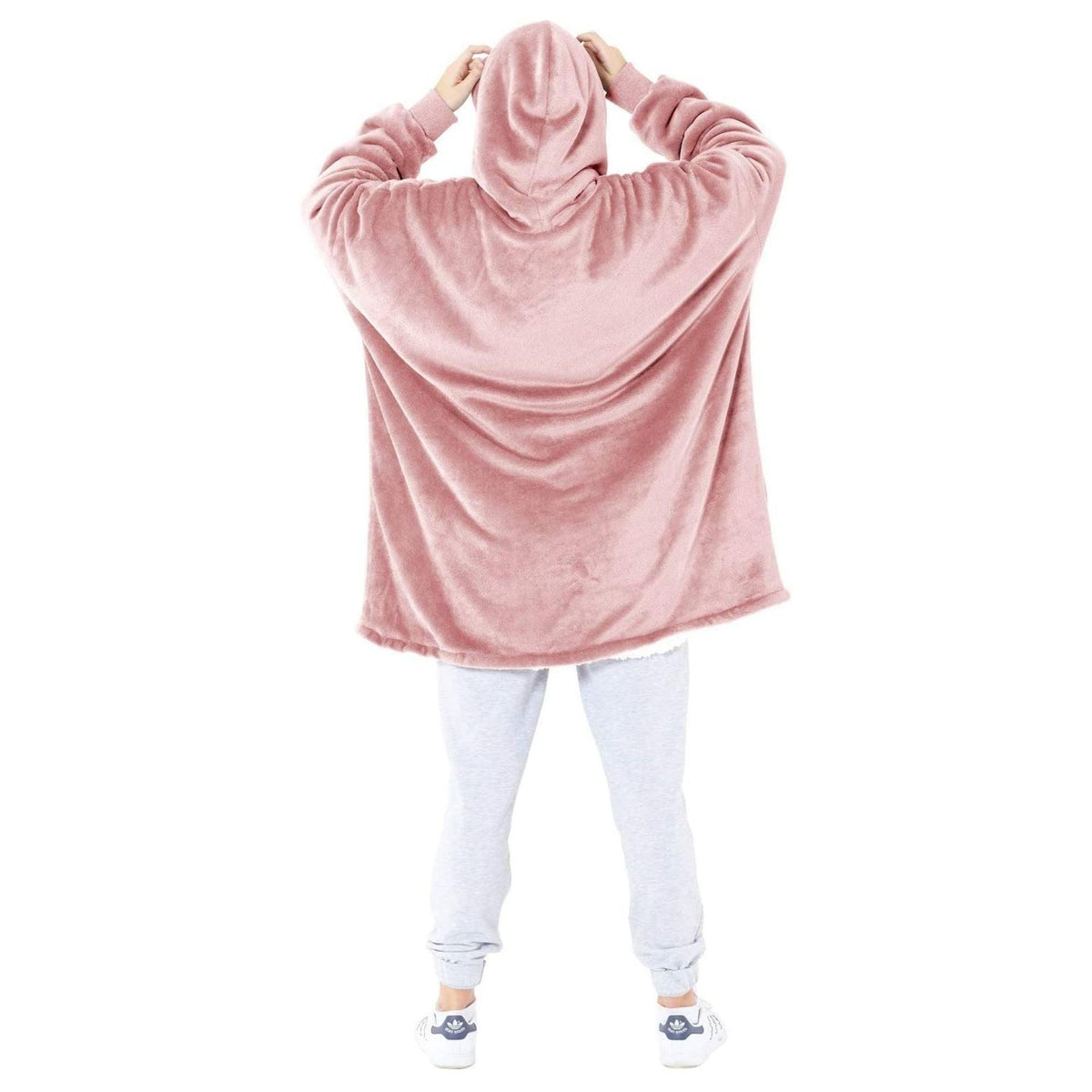 Eskimo Oversized Sherpa Hoodie | Warm &amp; Cozy | Reversible | Sweatshirt Blanket - Choice Stores