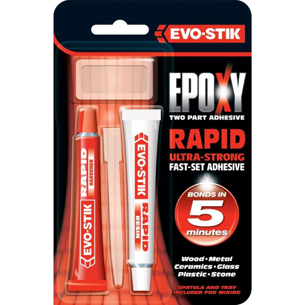 Evo Stik Epoxy Two Part Adhesive Ultra Strong Fast Set | 2 x 15ml - Choice Stores