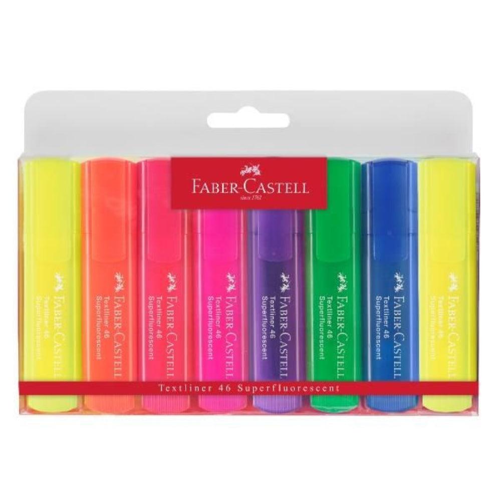 Faber Textliner Superflourescent Colours Set of 8 - Choice Stores