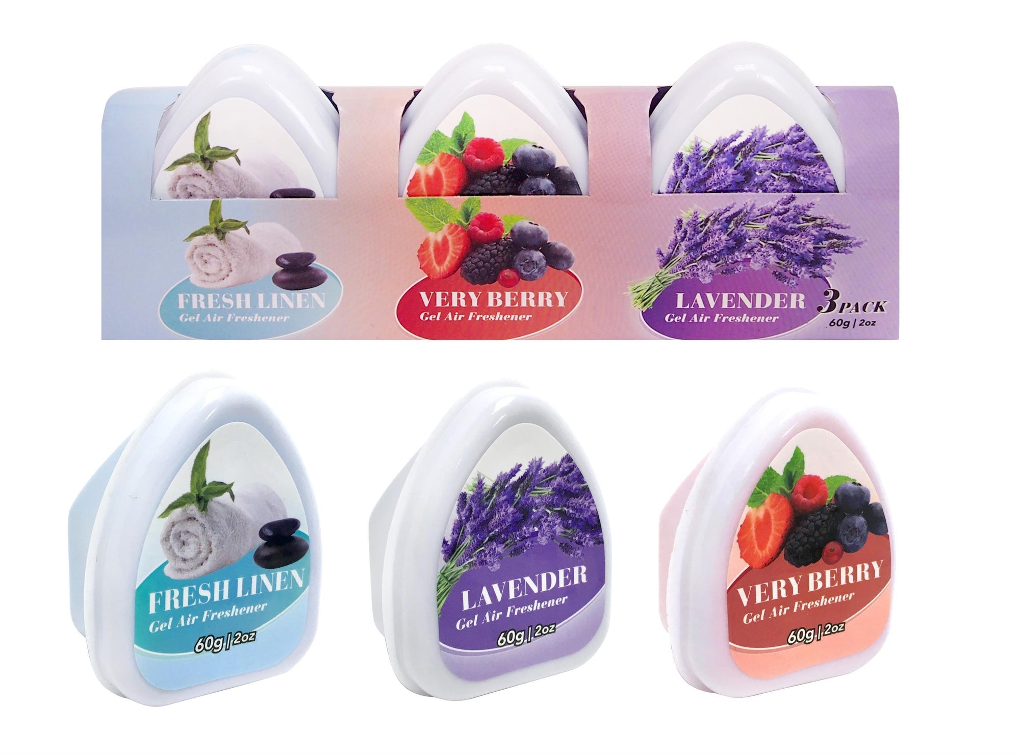 Gel Air Freshener Mini | 3 pack | 60gm - Choice Stores