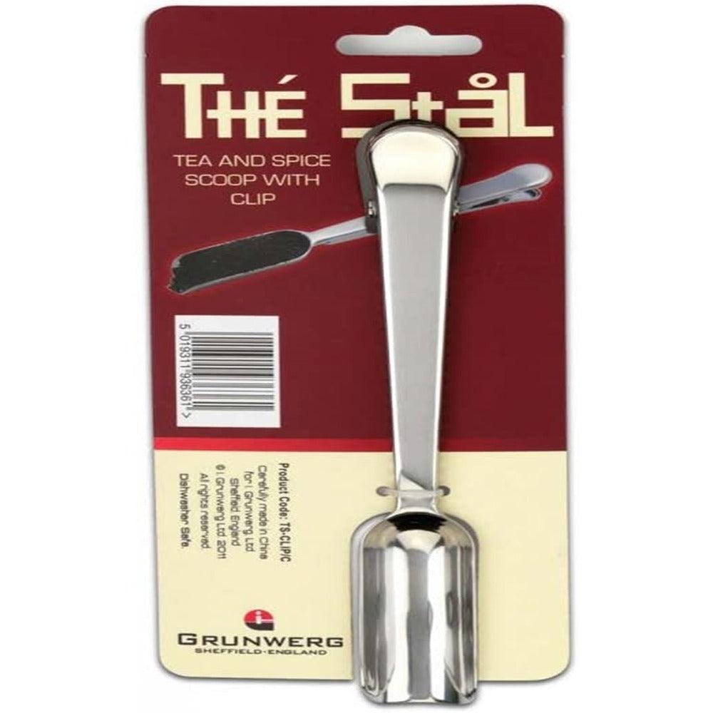 Grunwerg Tea & Spice Scoop with Clip | 18cm - Choice Stores