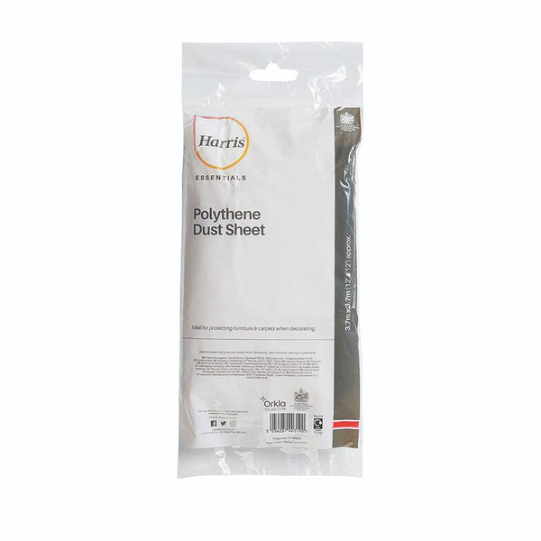 Harris Essentials Plastic Dust Sheet | 12 x 12Ft - Choice Stores