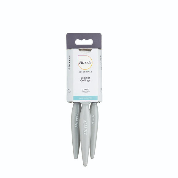Harris Essentials Wall & Ceiling Paint Brush | Pack of 3 - Choice Stores