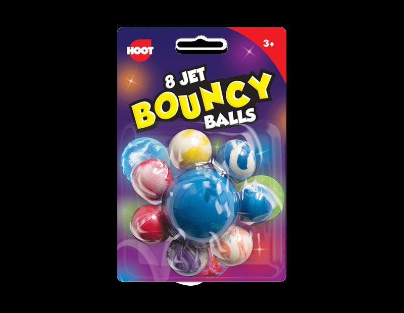 Hoot Bouncy Balls | Pack of 8 | Ages 3+ - Choice Stores