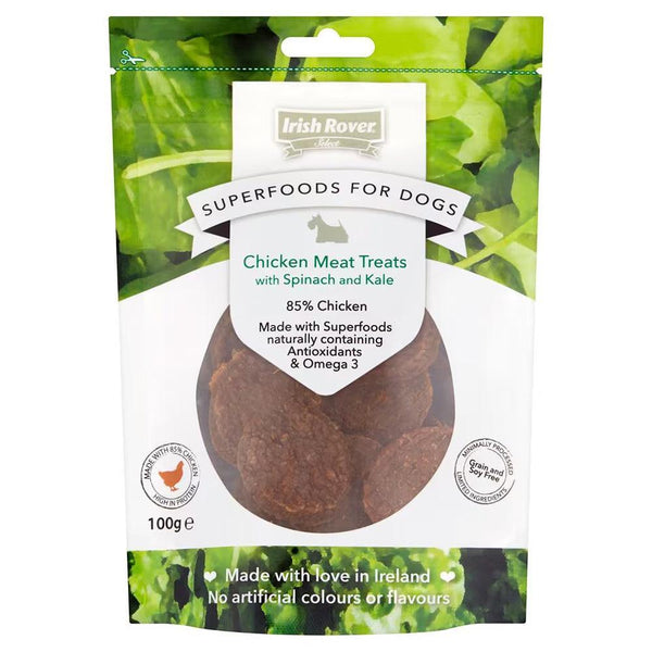 Irish Rover Chicken Spinach & Kale Treats | 95g - Choice Stores