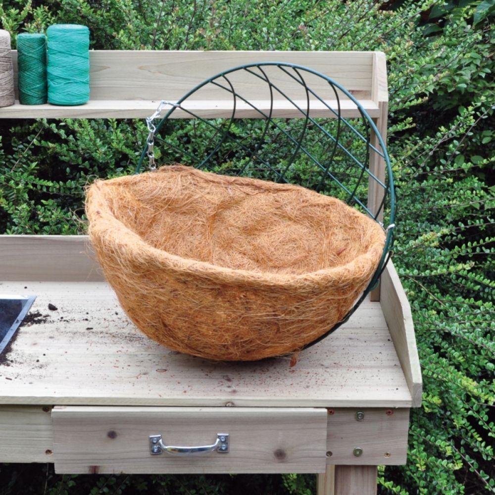 Kingfisher Bowl Shaped Coco Hanging Basket Liner | 16inch - Choice Stores