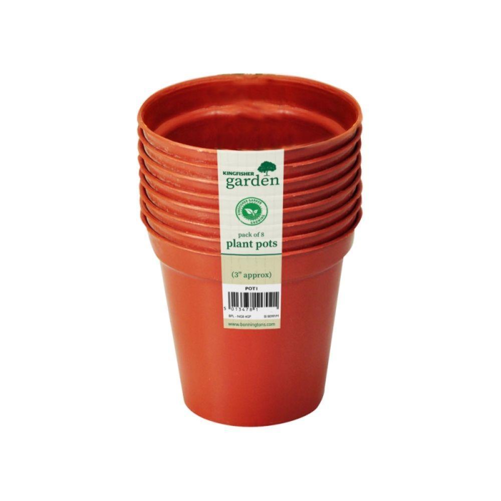 Kingfisher Plant Pots | 8 Pack - Choice Stores