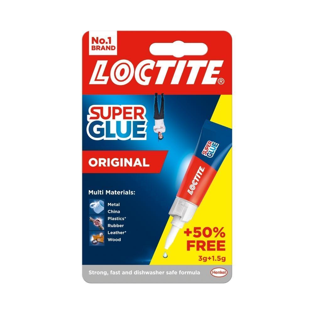 Loctite Original Super Glue Liquid 3g + 50% Extra - Choice Stores