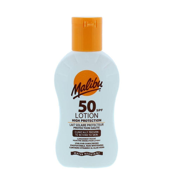 Malibu SPF 50 High Protection Sun Lotion | 100ml - Choice Stores