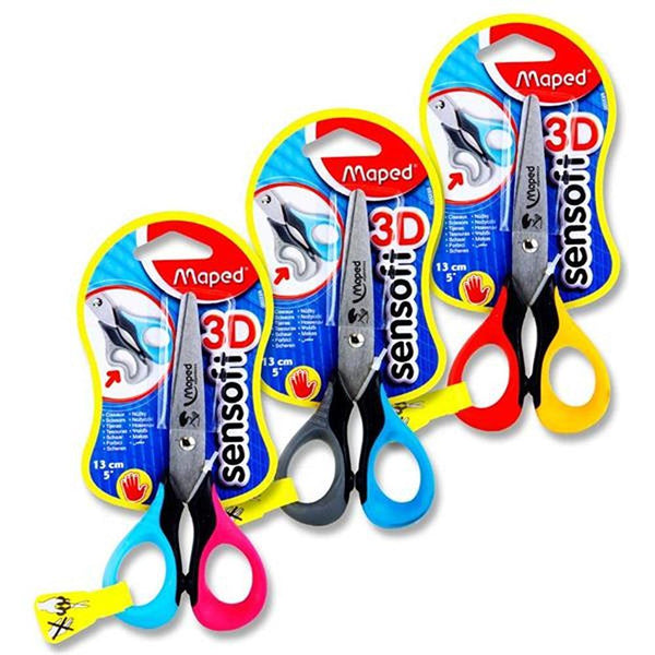 Maped Sensoft Left-Handed Scissors | 13cm - Choice Stores