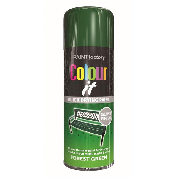 Paint Factory Colour it Quick Drying Spray Paint Gloss Finish | 400ml - Choice Stores