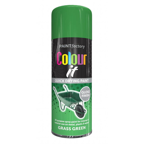 Paint Factory Colour it Quick Drying Spray Paint Gloss Finish | 400ml - Choice Stores