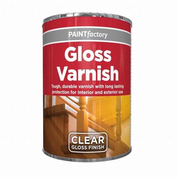 Paint Factory Colour it Varnish Tin Clear Gloss | 300ml - Choice Stores
