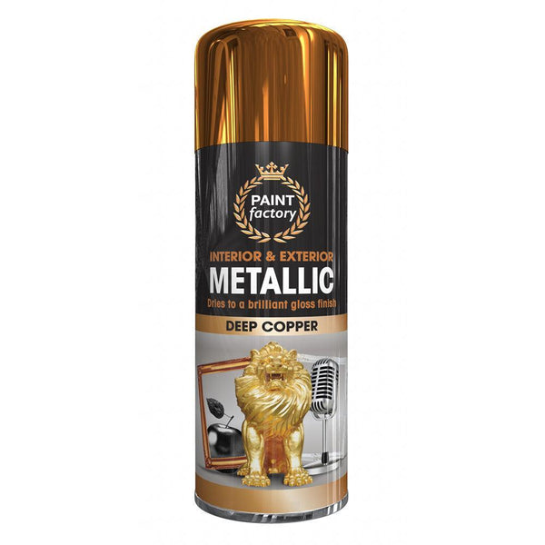 Paint Factory Interior & Exterior Metallic Spray Paint | 400ml - Choice Stores