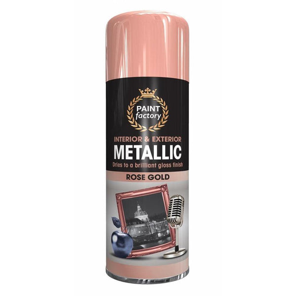 Paint Factory Interior & Exterior Metallic Spray Paint | 400ml - Choice Stores