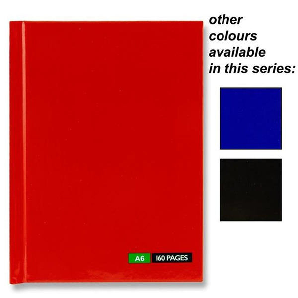 Premier Stationery A6 Universal Hardcover Notebook | 160 Page | Assorted Colours - Choice Stores