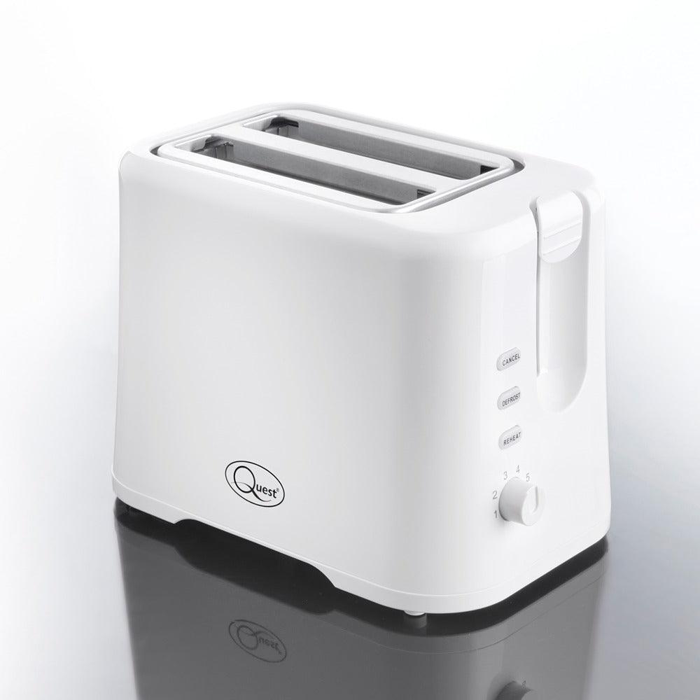Quest White 2 Slice Toaster | 870W - Choice Stores
