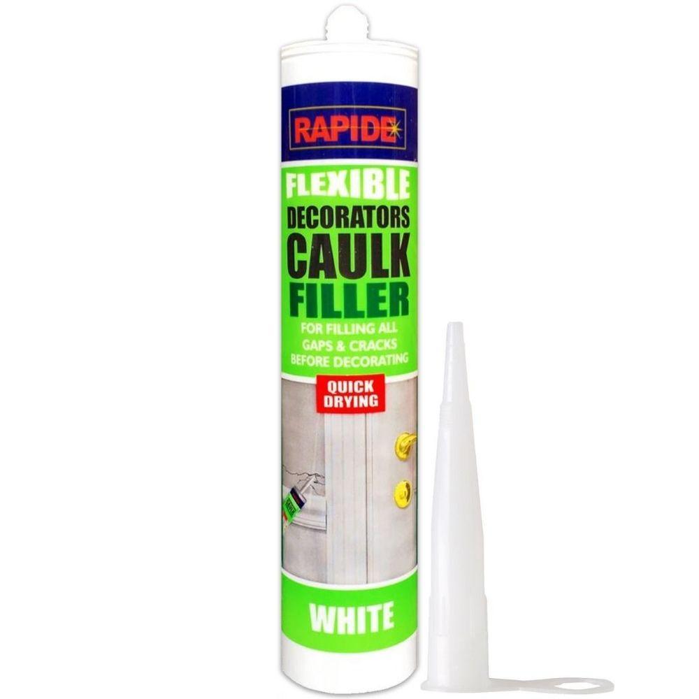 Rapide Flexible Decorator&#39;s Caulk Filler | White | 280ml - Choice Stores
