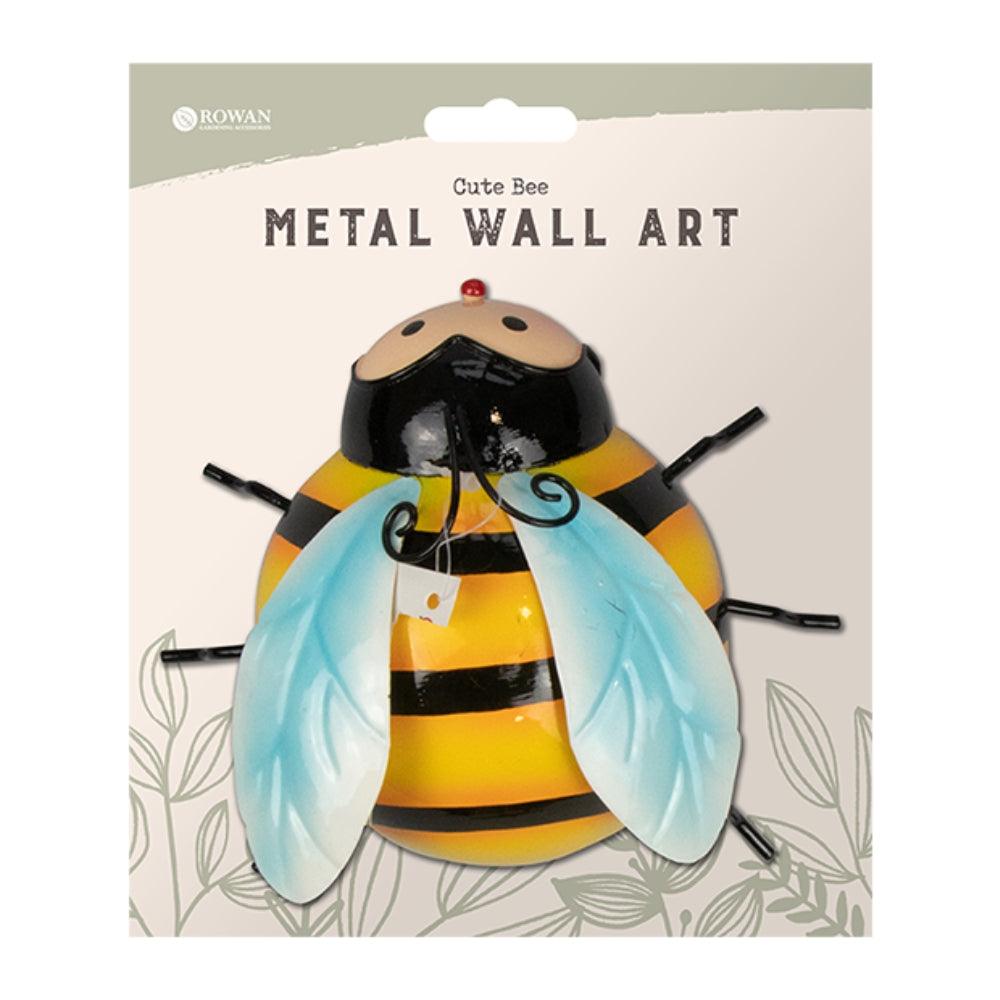Rowan Cute Bumble Bee Metal Wall Art - Choice Stores
