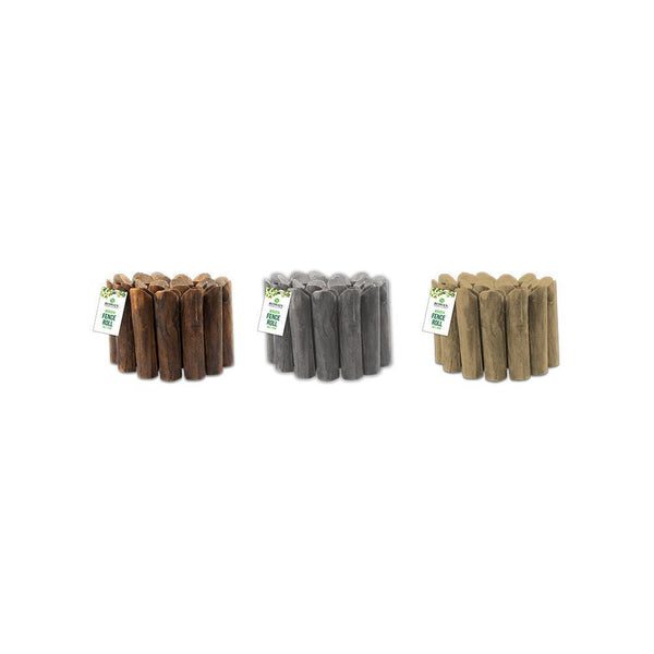 Rowan Wooden Fence Roll | Assorted Colour | 1m x 15cm - Choice Stores