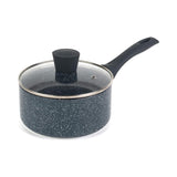 Russell Hobbs Blue Marble Non-Stick Saucepan | 18cm - Choice Stores