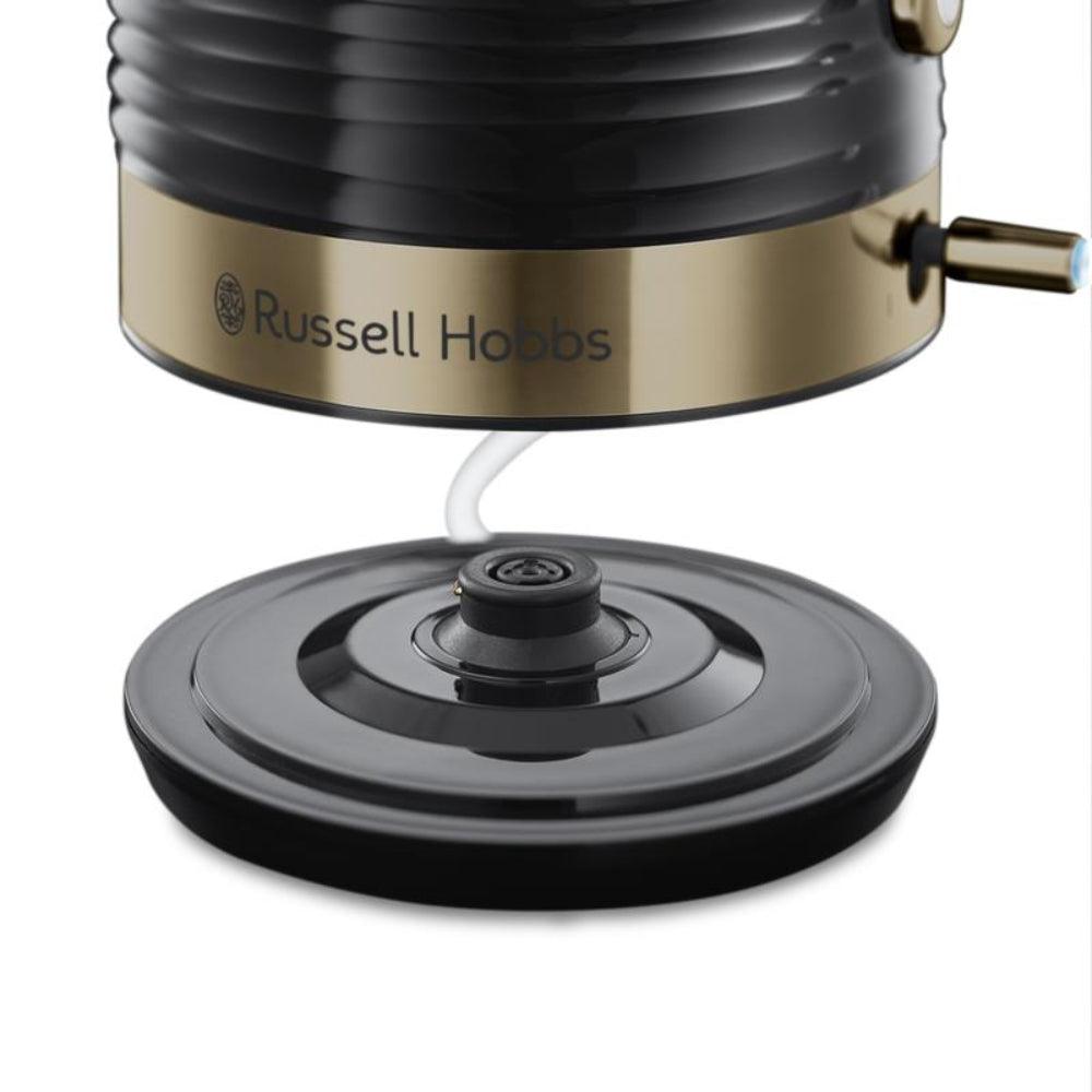 Russell Hobbs Inspire Brass Jug Kettle Black | 1.7L - Choice Stores
