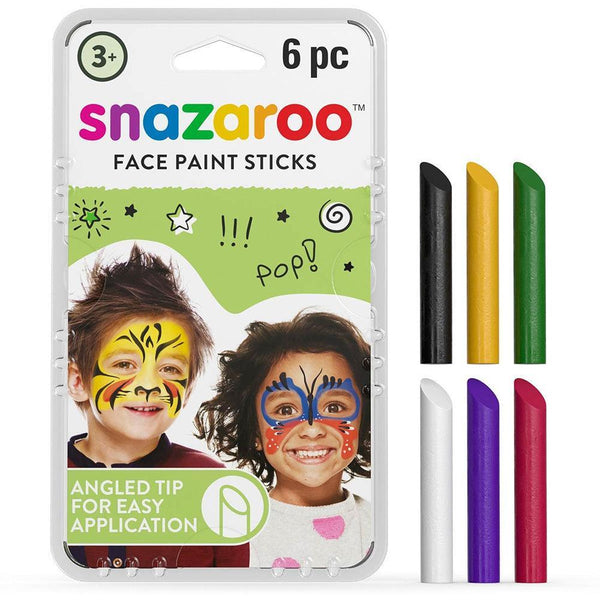 Snazaroo Rainbow Face Painting Sticks | Pack of 6 - Choice Stores