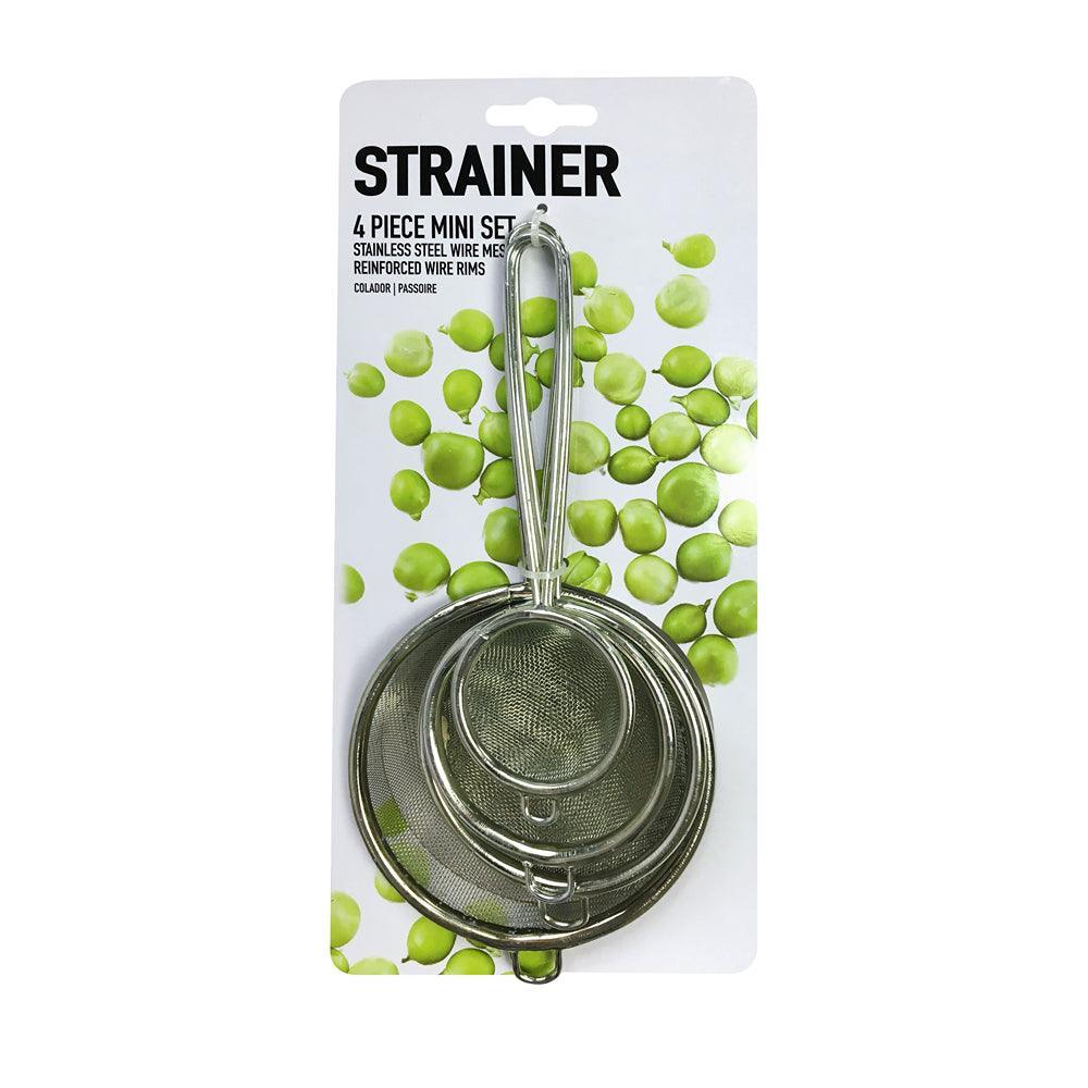 Stainless Steel Mini Strainer Set | 4 Piece - Choice Stores