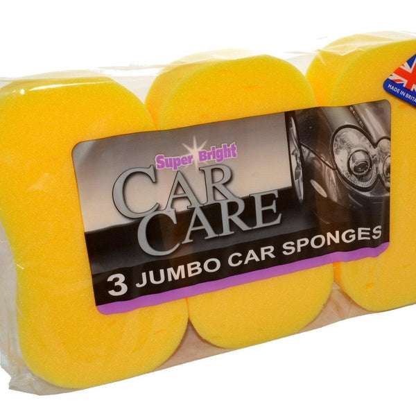 Super Bright Jumbo Car Sponge | Pack of 3 - Choice Stores