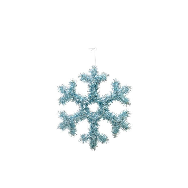 Tinsel Snowflake Decoration | 30 cm - Choice Stores