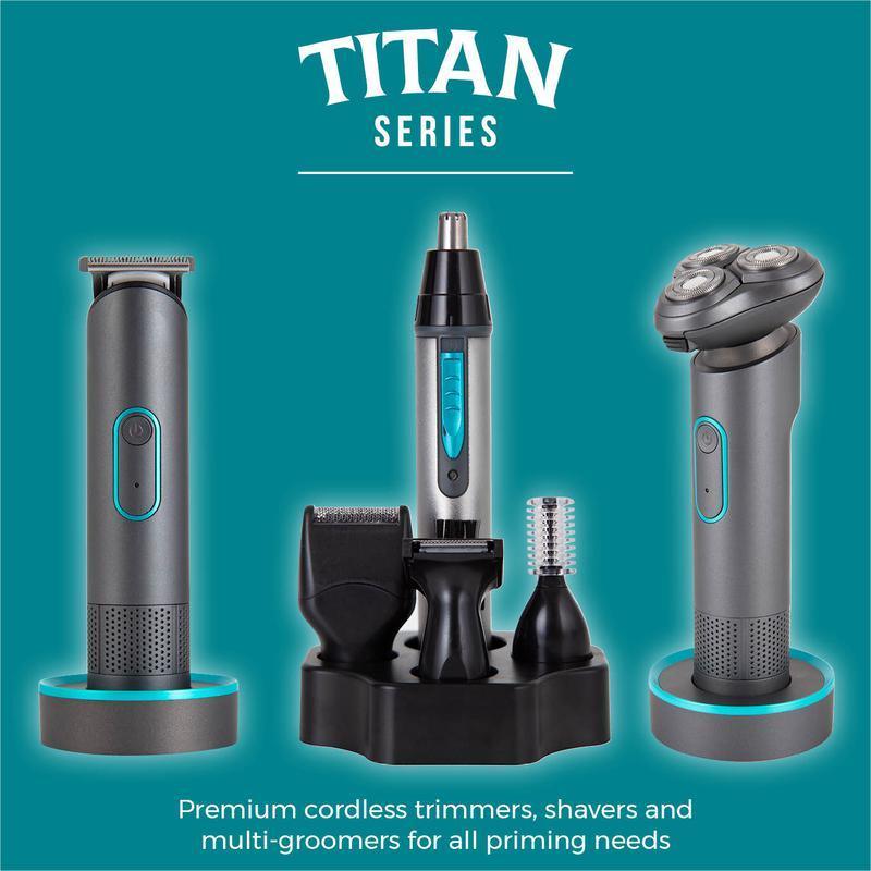 Titan Cordless Hair Clipper Set Titanium | by Carmem - Choice Stores